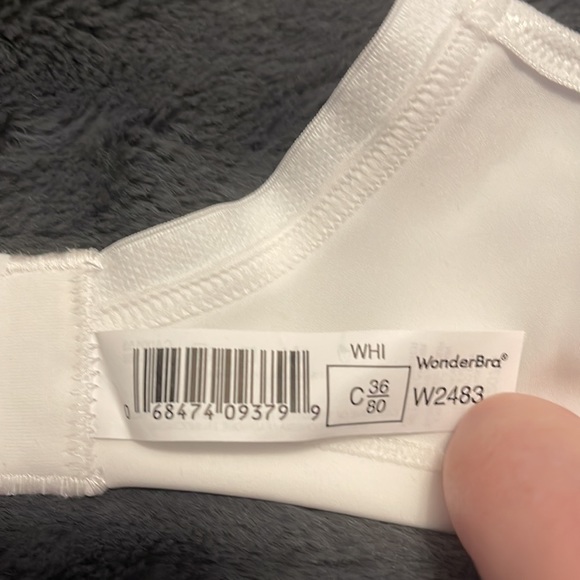 NEW - WonderBra 2483 - White - Wire Free - 36 C - Picture 9 of 14
